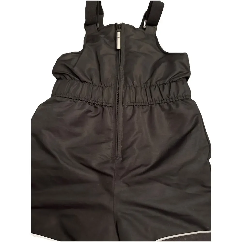 Swiss Tech Toddler Snow Bib Pants Overalls Black SZ 2T Unisex